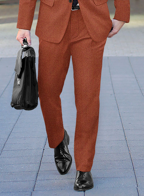 Melange Titan Rust Tweed Suit