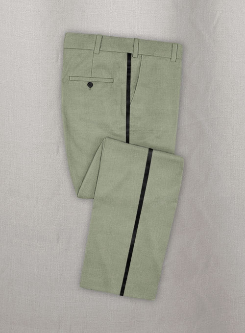 Napolean Cadet Green Wool Tuxedo Suit