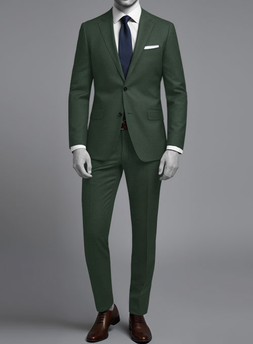 Napolean Green Wool Suit