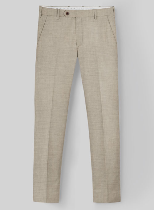 Napolean Melange Khaki Wool Suit