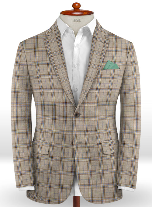 Napolean Petti Brown Wool Suit