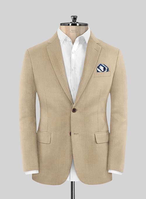 Napolean Khaki Wool Suit