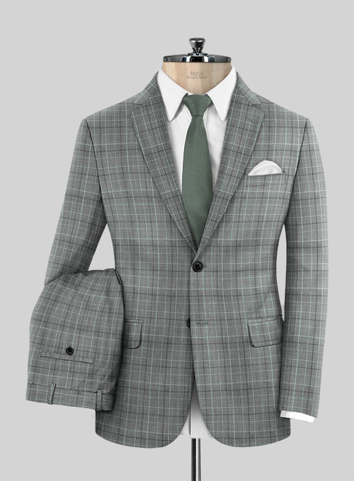 Napolean Tonia Gray Wool Suit