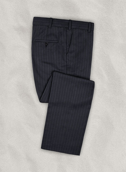 Napolean Windsor Blue Stripe Wool Suit