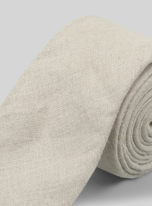 Linen Tie - Pure Barn Beige