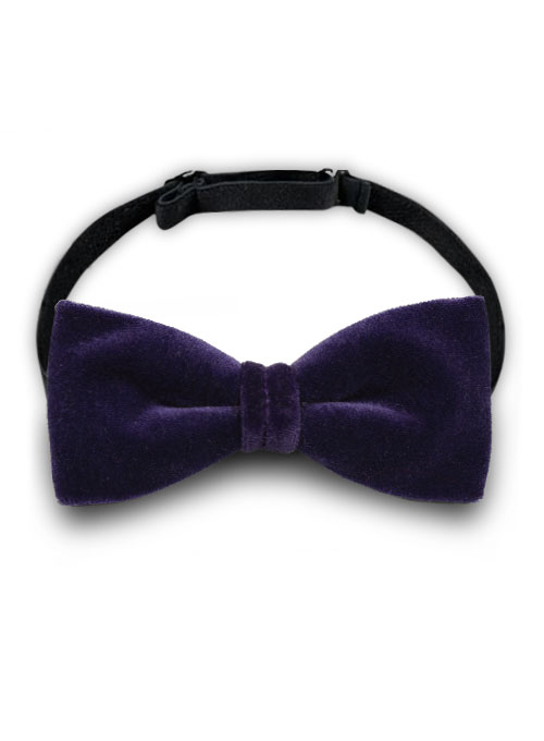 Velvet Bow - Purple