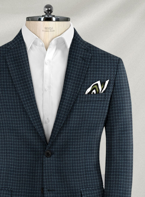 Reda Blue Cerez Tweed Suit