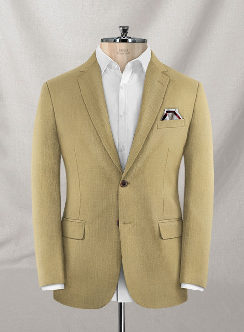 Reda Khaki Pure Wool Suit