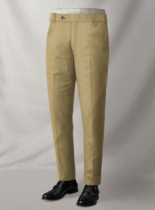 Reda Khaki Pure Wool Suit