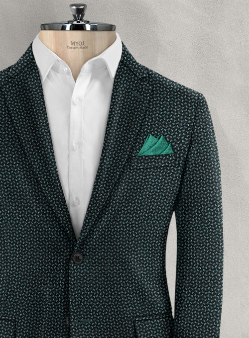 Reda Teal Blue Quini Tweed Suit