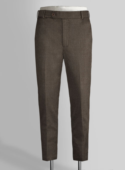 Reda Worsted Brown Pure Wool Suit