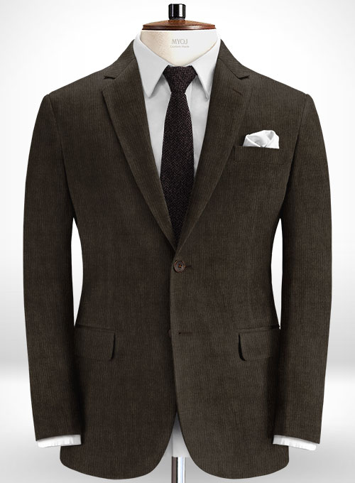 Rich Brown Corduroy Suit