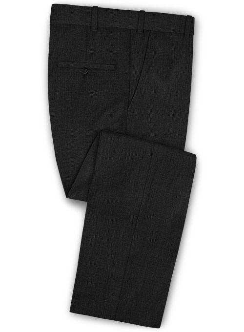 Scabal Black Wool Suit