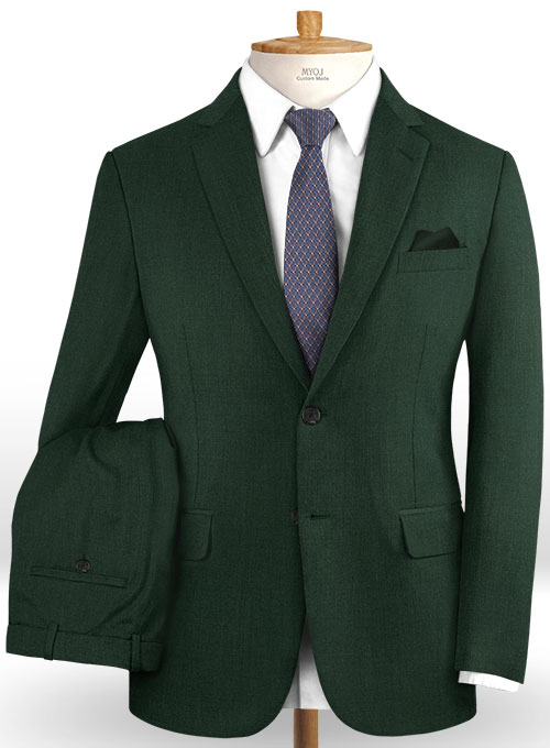 Scabal Forest Green Wool Suit : MakeYourOwnJeans®: Made To Measure ...