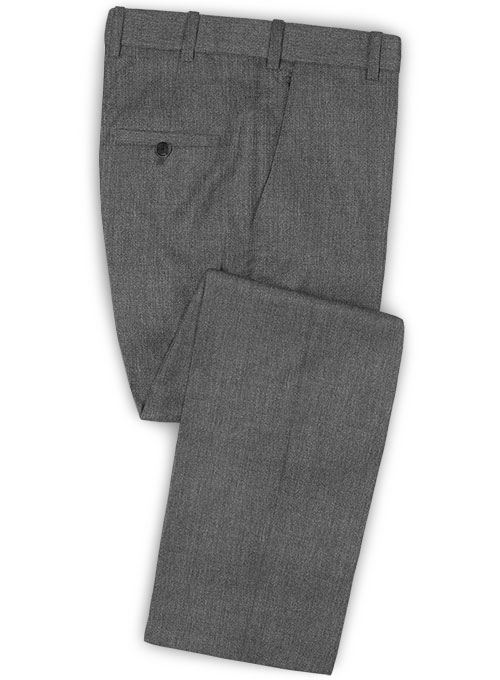 Scabal Graphite Gray Wool Suit