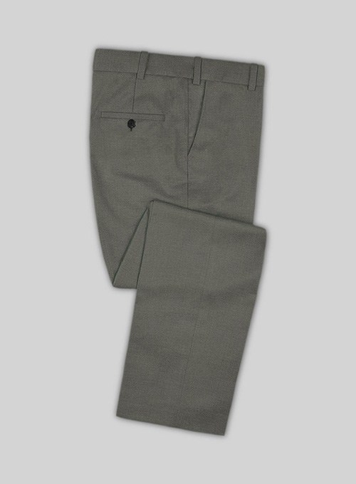 Scabal Olive Wool Suit