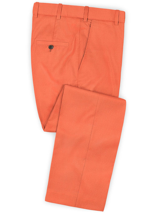 Scabal Portland Orange Wool Suit