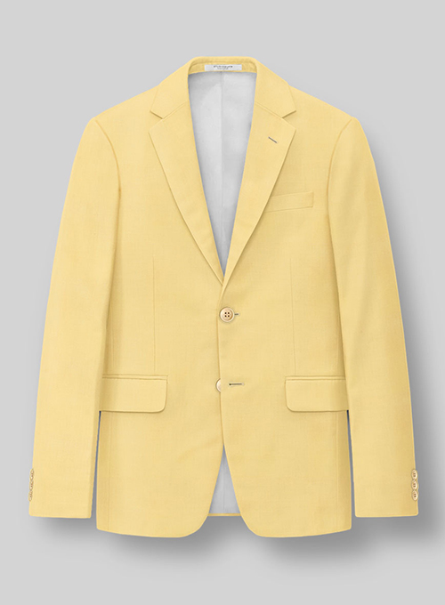 Scabal Yellow Wool Suit