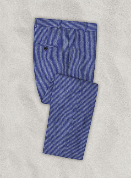 Solbiati Azure Blue Seersucker Suit