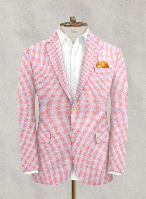 Solbiati Gingham Pink Seersucker Suit