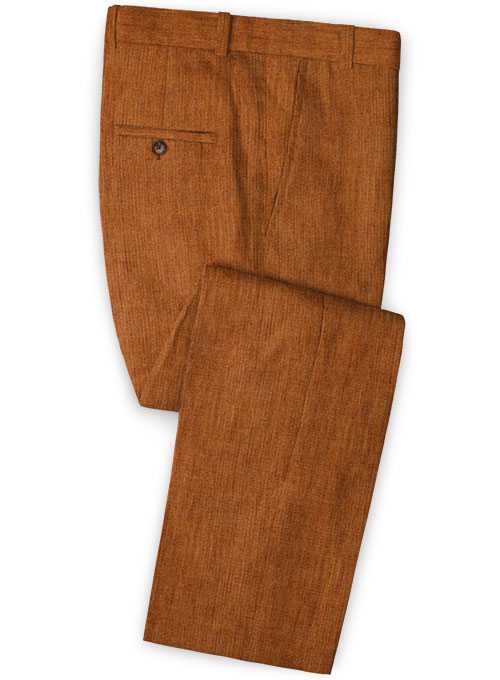 Solbiati Rust Linen Suit