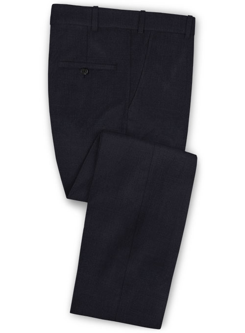 Stretch Midnight Blue Wool Suit