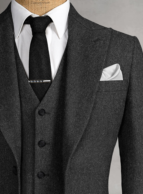 Thomas Shelby Peaky Blinders Charcoal Tweed Suit