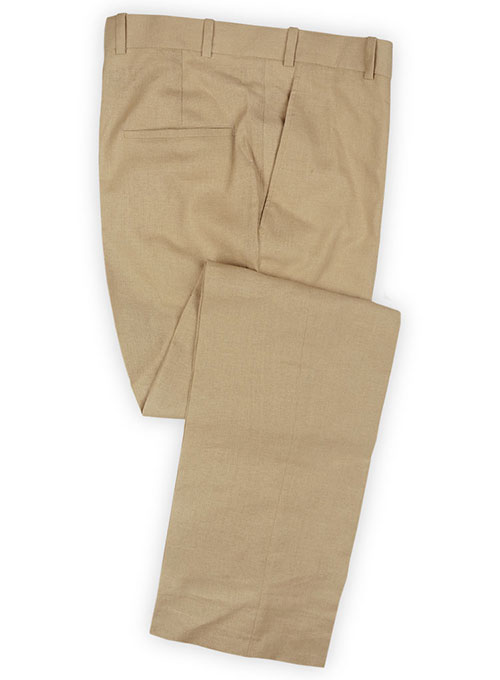 Tropical Tan Linen Suit