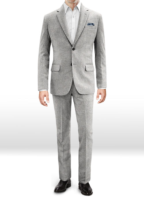 Vintage Rope Weave Light Gray Tweed Suit : MakeYourOwnJeans®: Made To ...