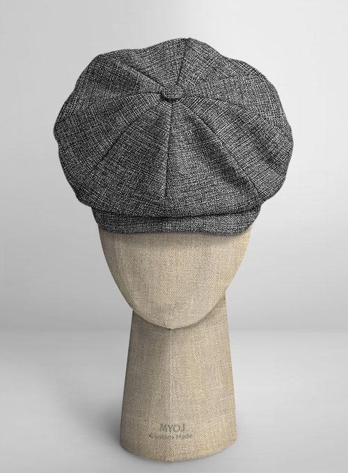 Vintage Glasgow Gray Tweed Newsboy Cap