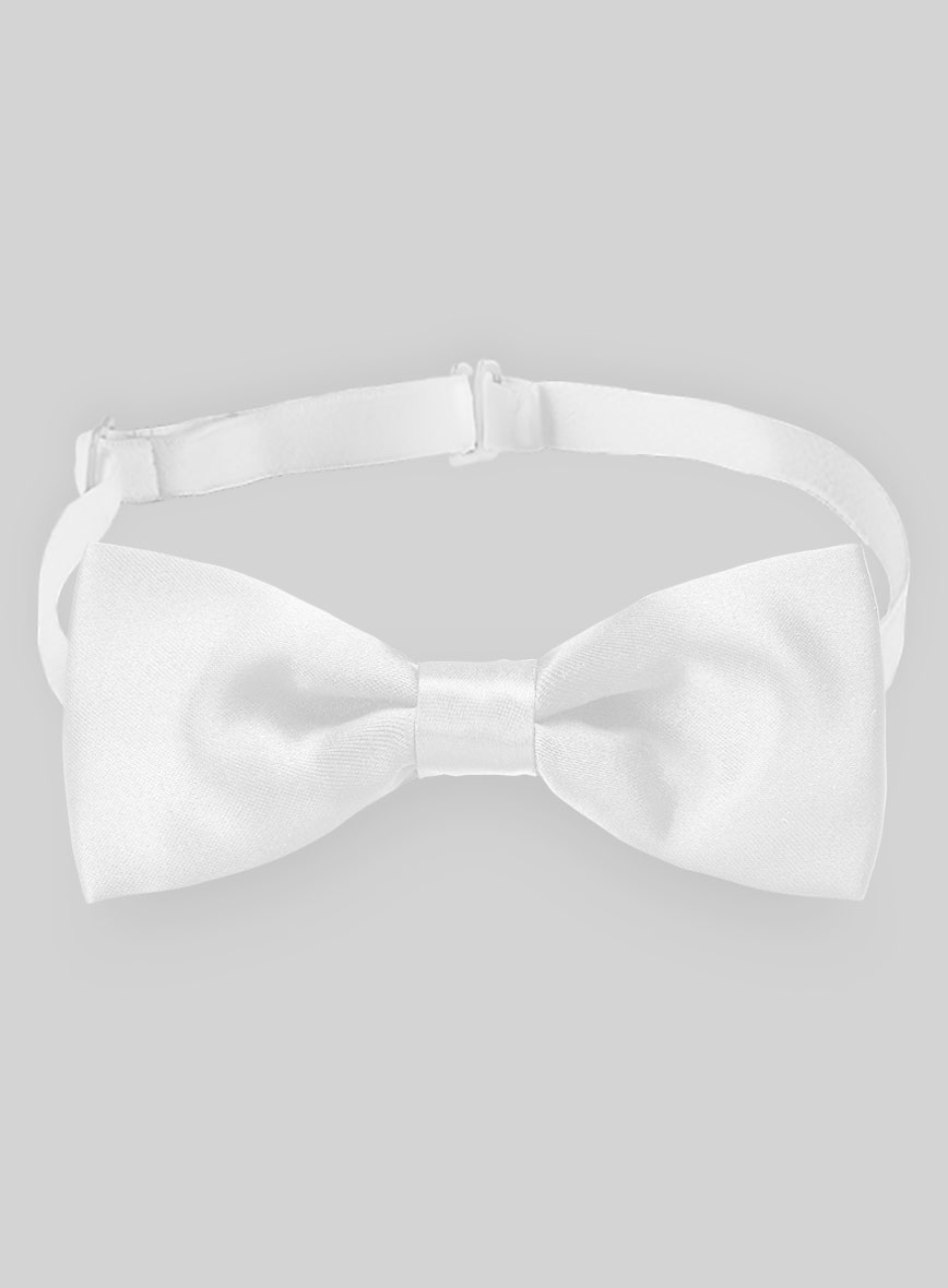 White Satin Bow