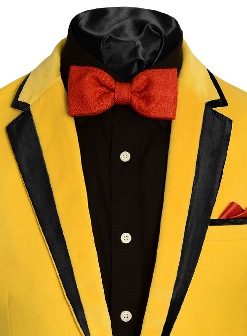 Yellow Velvet Dinner Jacket