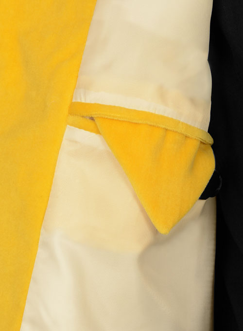 Yellow Velvet Dinner Jacket